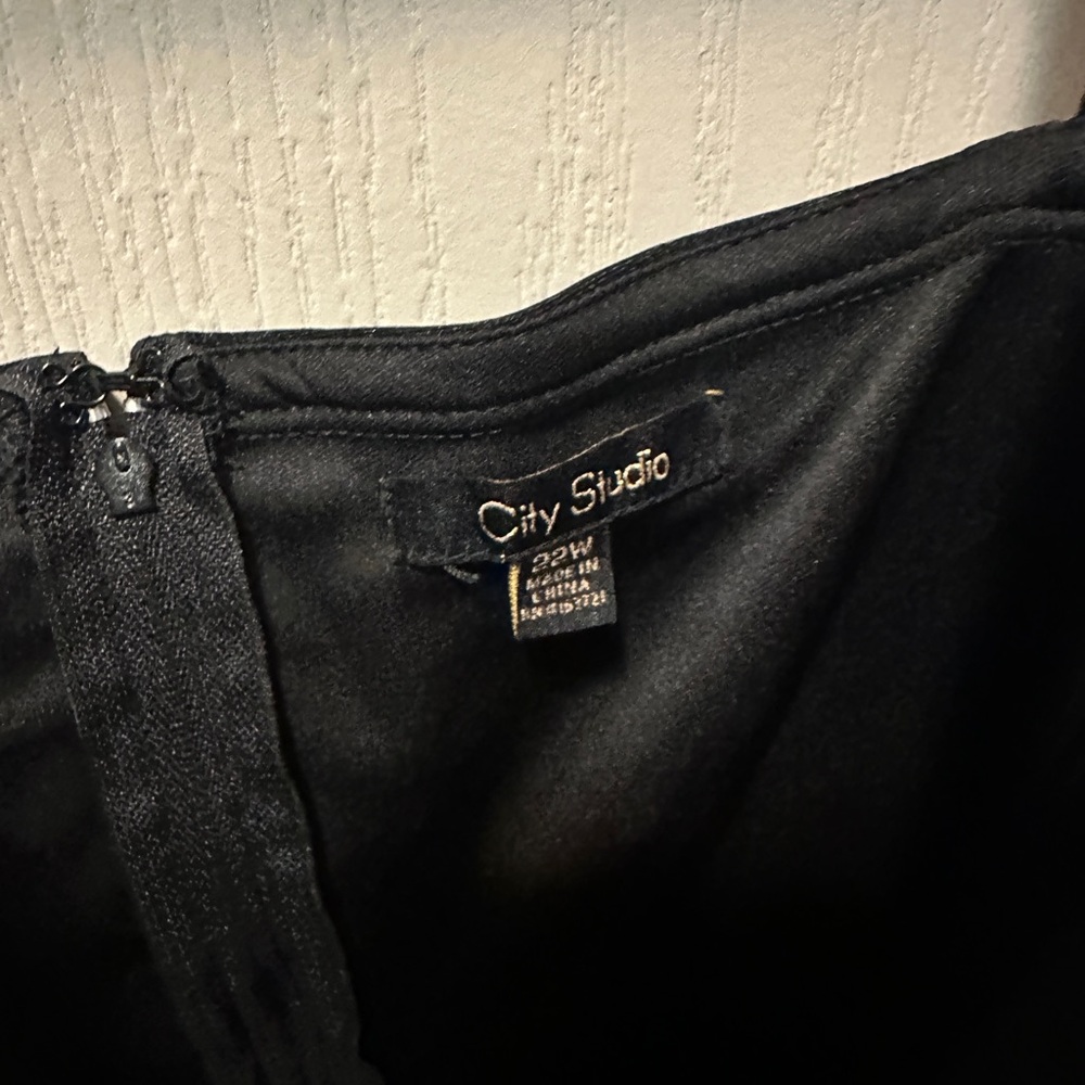 Black Satin Stretch Cowlneck Dress - Women - Picture 4 of 4